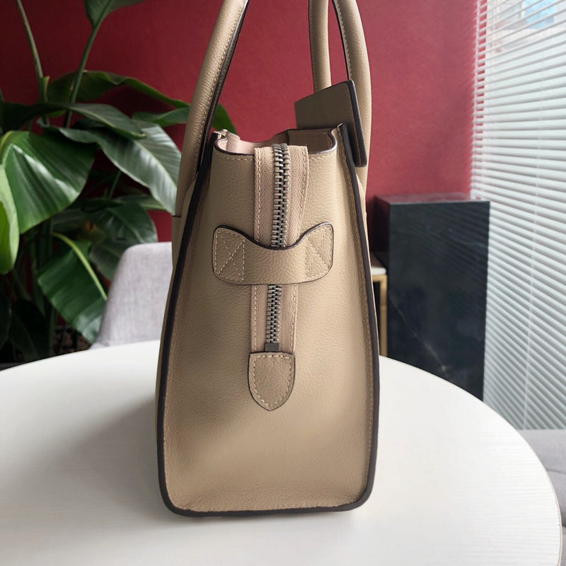 Handle and strap detail of premium classic women's handbag – women's luxury handbag