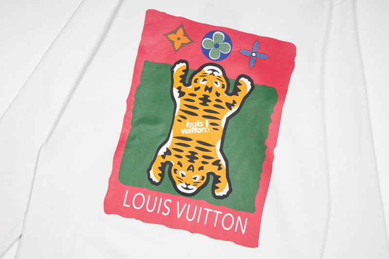 Back view of Louis Vuitton luxury clothing with logo-detail design