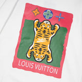 Back view of Louis Vuitton luxury clothing with logo-detail design