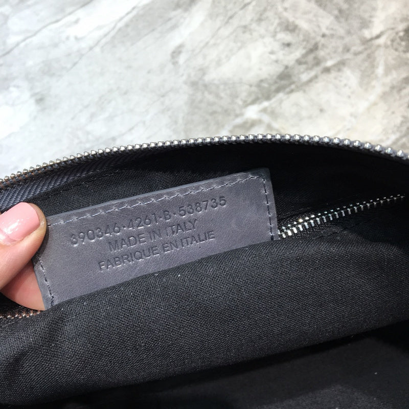 Sophisticated Vegan Leather Handbag - Statement Silhouette | Women's Statement Accessory #192 - side angle view (image 2) of designer-inspired handbag