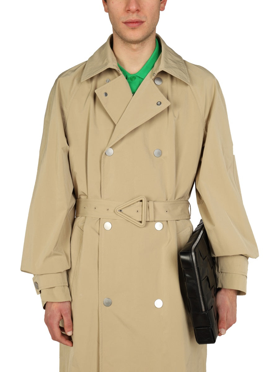 Bottega Veneta Jackets? Bottega Veneta Men Nylon Trench Coat Luxury Designer Outerwear Jacket