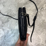 Sleek Faux Leather Handbag - Statement Silhouette | Women's Everyday Carry Handbag #1039 - back view (image 4) of designer-inspired handbag