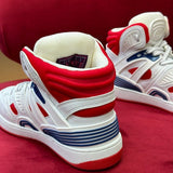 Gucci sneakers detailed view showing premium designer craftsmanship