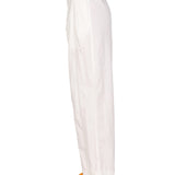 Bottega Veneta premium pants detail and craftsmanship close-up