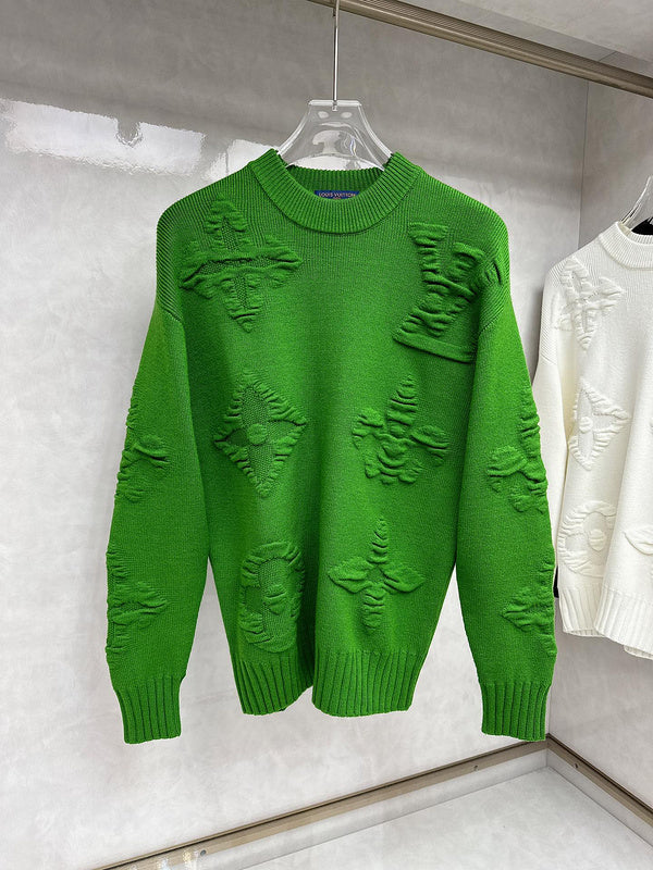Front view of Louis Vuitton luxury clothing with relaxed-fit cut