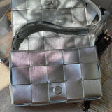 Sophisticated Premium PU Leather Handbag - Statement Silhouette | Women's Fashion Handbag #1623 - product detail shot (image 10) of designer-inspired handbag