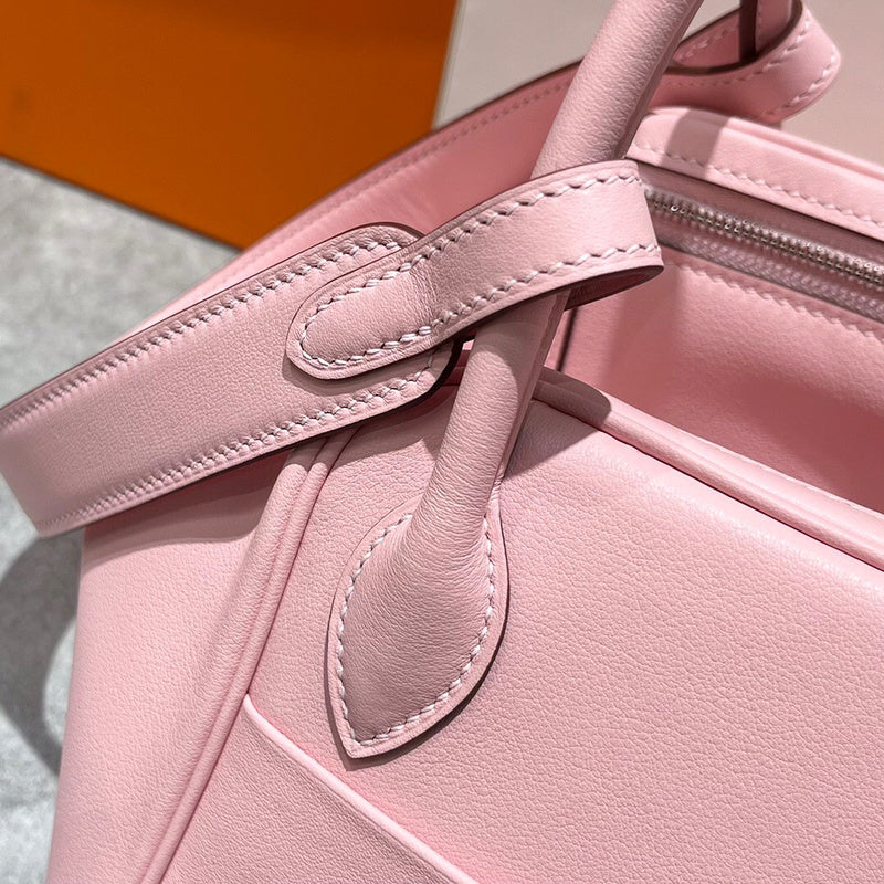 Close-up detail of polished bag design