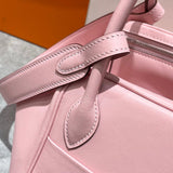Close-up detail of polished bag design