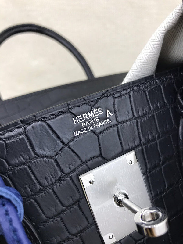 Close-up detail of poised bag design