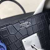 Close-up detail of poised bag design