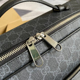 Side profile of modern structured women's handbag – women's luxury handbag
