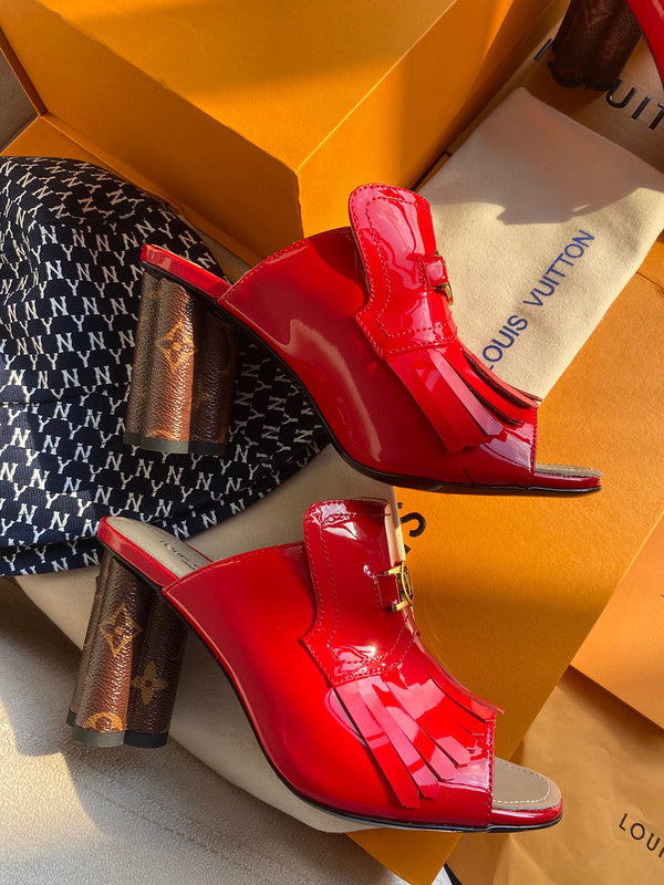 Louis Vuitton luxury shoes close-up — premium authentic designer style