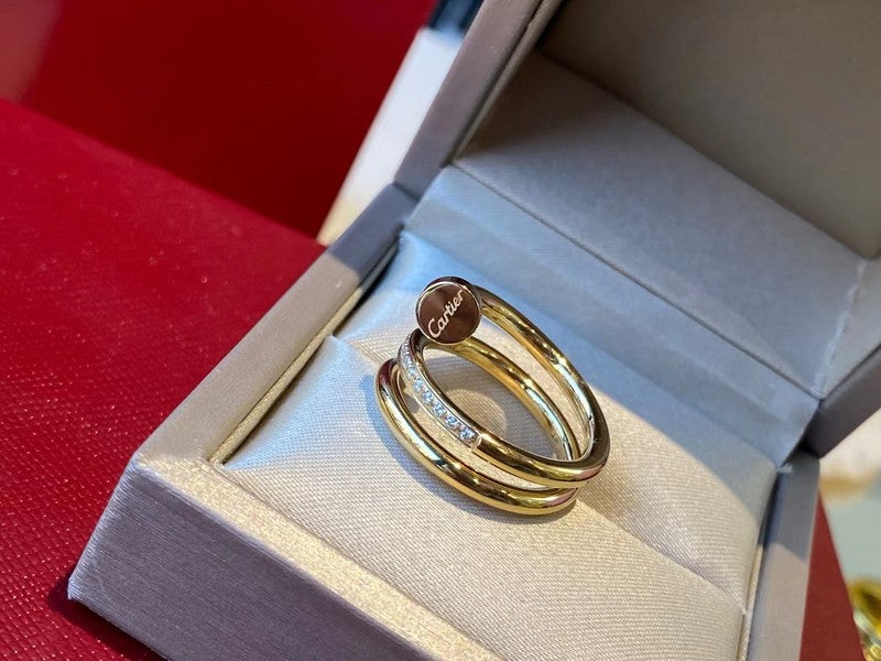 Angled view of Cartier unisex jewelry piece