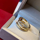 Angled view of Cartier unisex jewelry piece