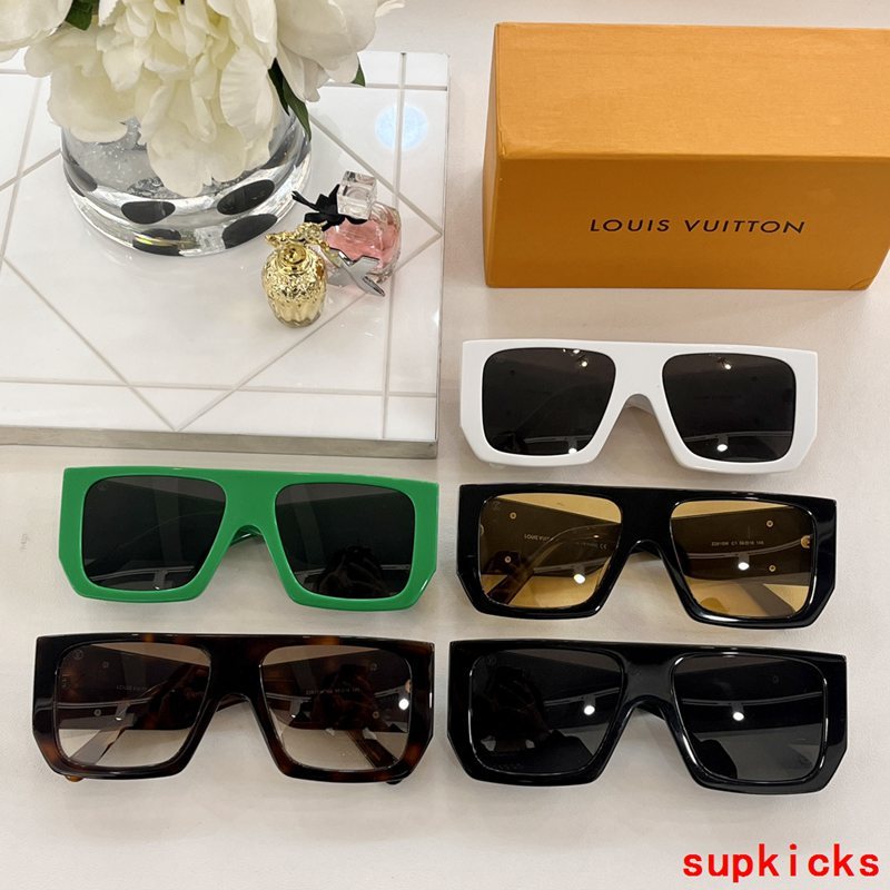 Lifestyle view of Louis Vuitton unisex sunglasses