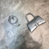 Understated Vegan Leather Handbag - Statement Silhouette | Women's Everyday Carry Handbag #613 - side angle view (image 2) of designer-inspired handbag