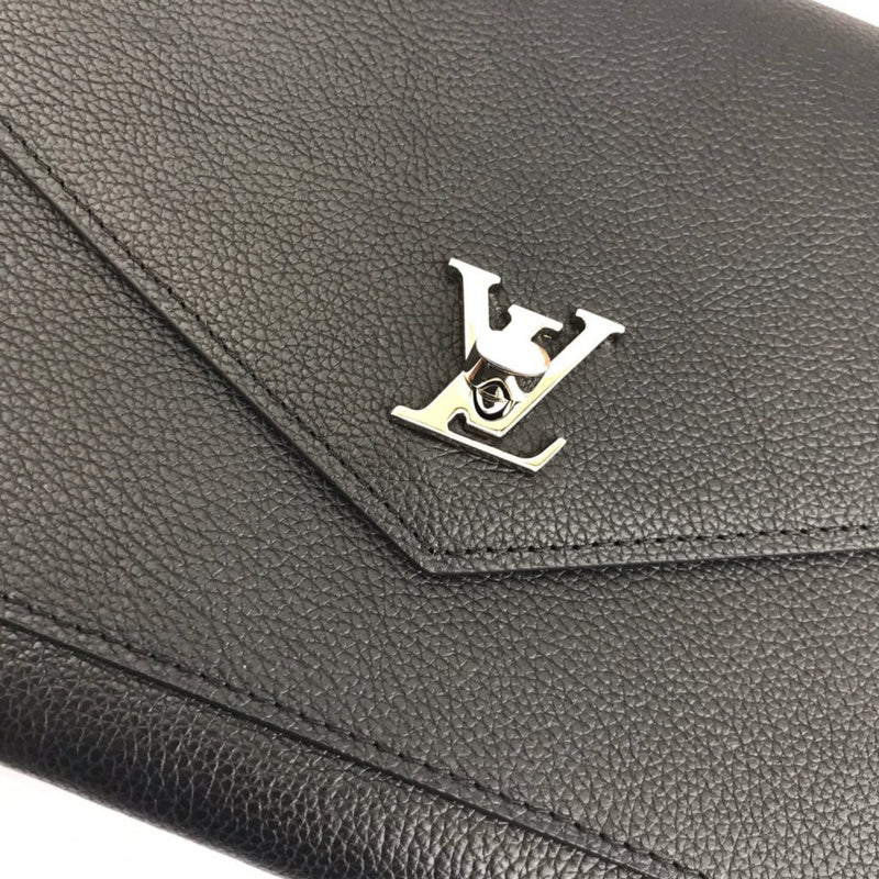 Back view of structured sleek women's handbag – women's everyday handbag