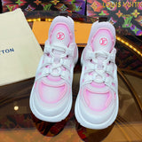 Louis Vuitton shoes Style 401 - close-up of iconic logo design