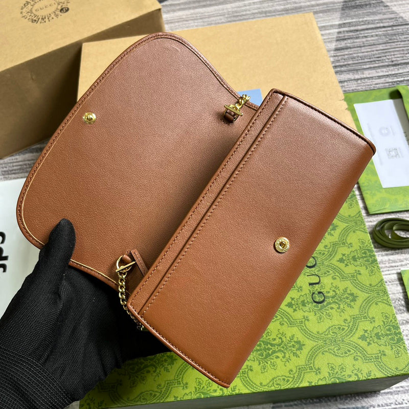 Interior view of modern sleek women's handbag – women's designer-style accessory