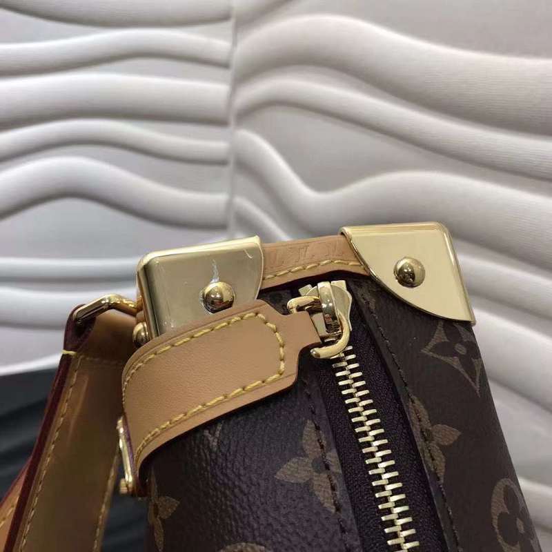 Top view of structured chic women's handbag – women's everyday handbag