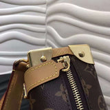 Top view of structured chic women's handbag – women's everyday handbag