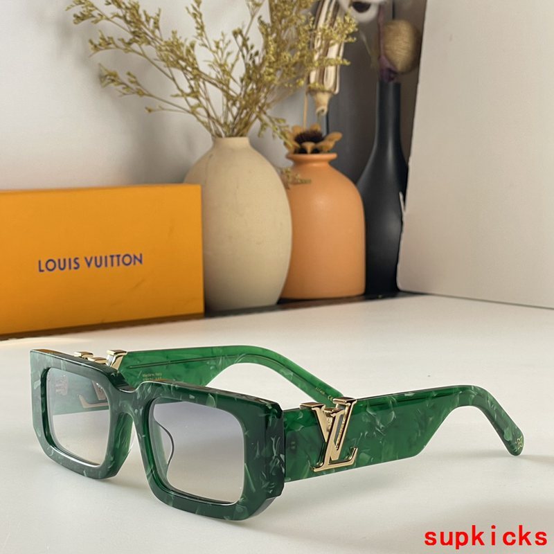 Angled view of Louis Vuitton unisex sunglasses