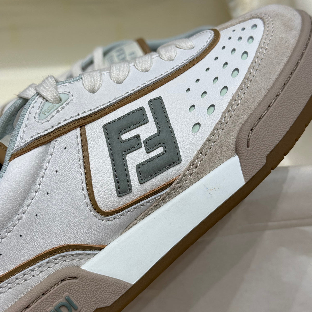 Fendi luxury Sneakers – crafted from premium materials with polished finish