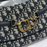 Front view of Christian Dior Small Besace Bag premium cd small besace bag