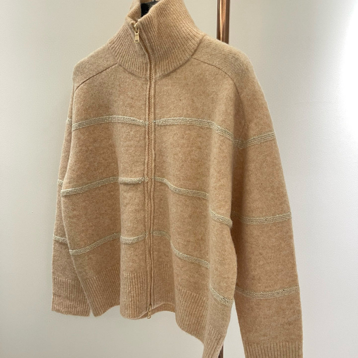 Brunello Cucinelli Zip Cardigan – luxury designer piece at Bellvora