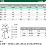 Back view of Lacoste luxury clothing with logo-detail design