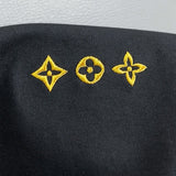 Front view of Louis Vuitton luxury clothing with everyday silhouette