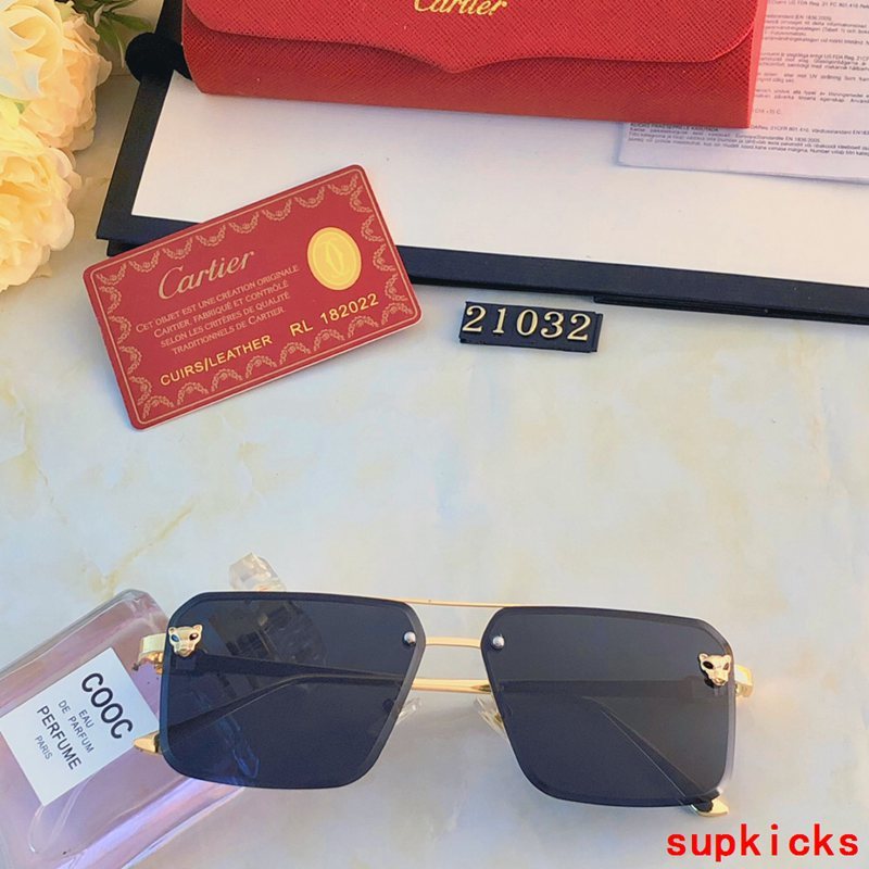 Lifestyle view of Cartier unisex sunglasses