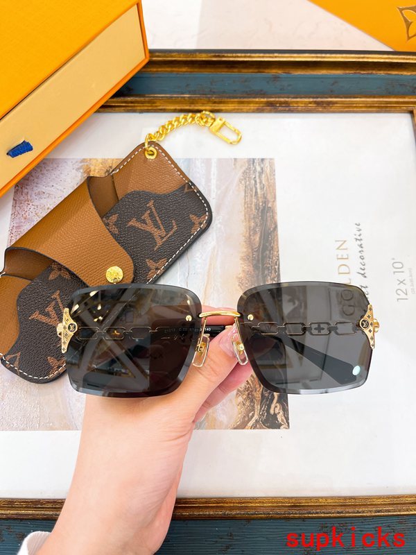 Front view of Louis Vuitton unisex sunglasses
