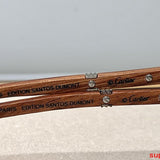 Close-up detail view of Cartier unisex sunglasses