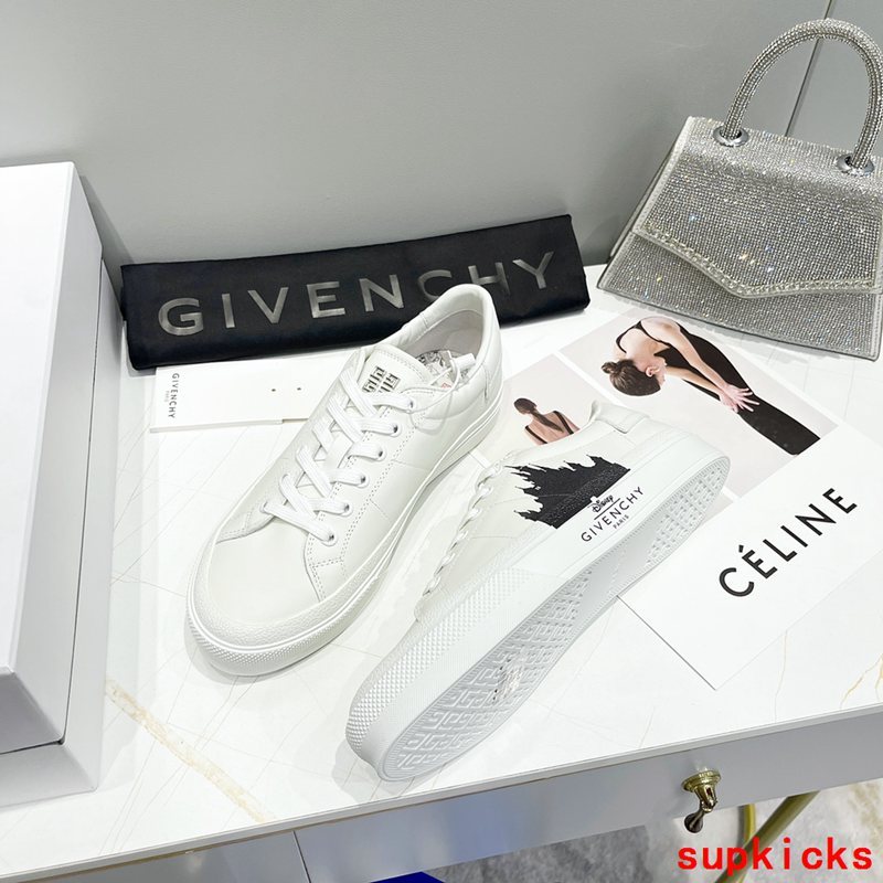 Givenchy Burgundy Slip-On Sneakers - Sole Detail View