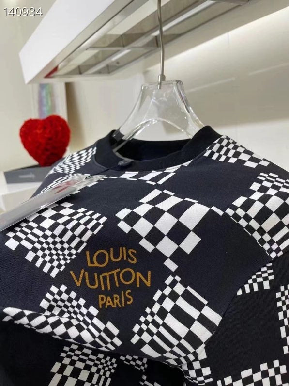 Full styled look of Louis Vuitton luxury clothing with runway-inspired design