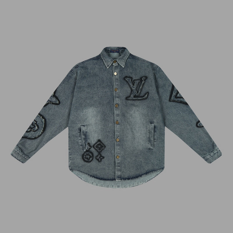 Side profile of Louis Vuitton luxury clothing with everyday silhouette
