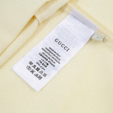 Close-up detail shot of Gucci luxury clothing with streetwear-inspired cut