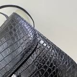Side view of smart structured handbag