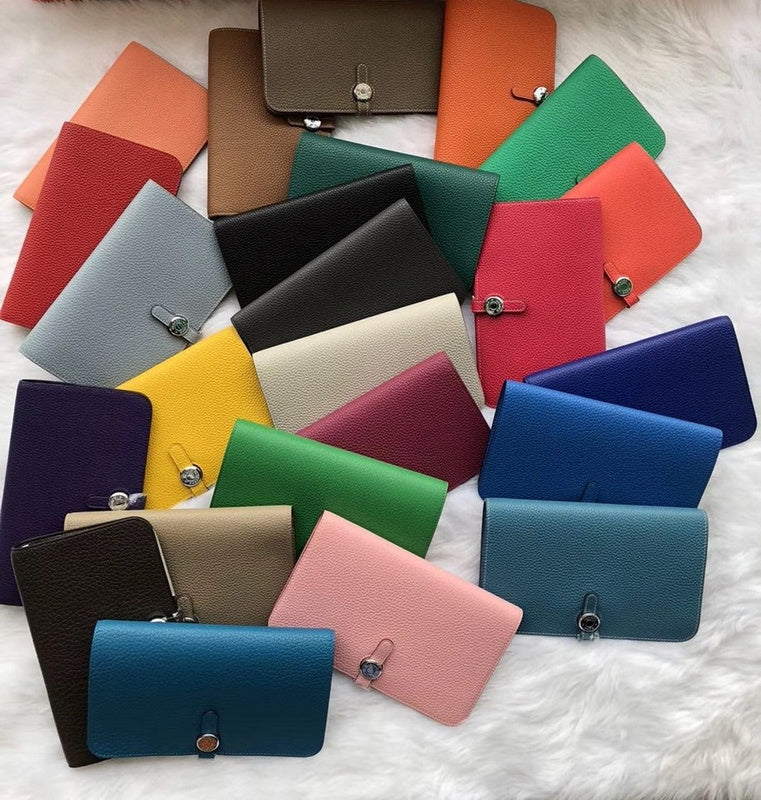 Side view of curated structured handbag