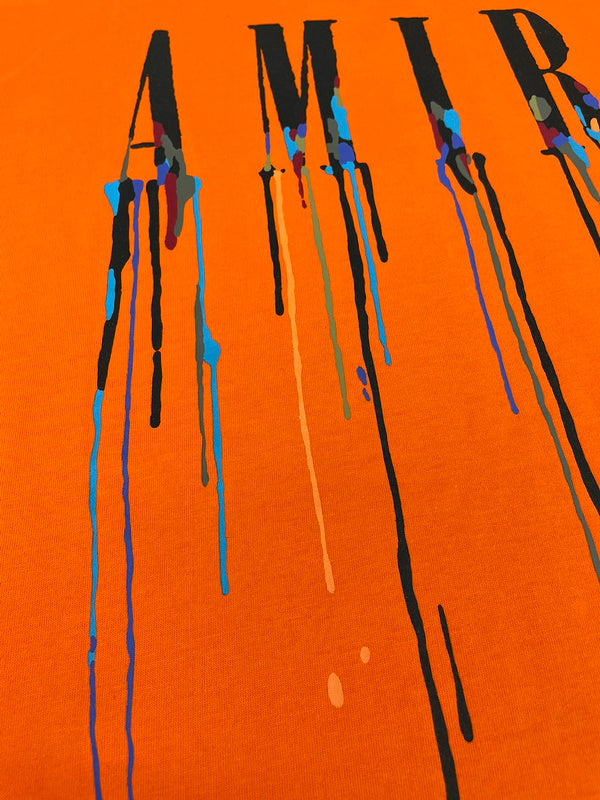 Close-up of Amiri t-shirt craftsmanship