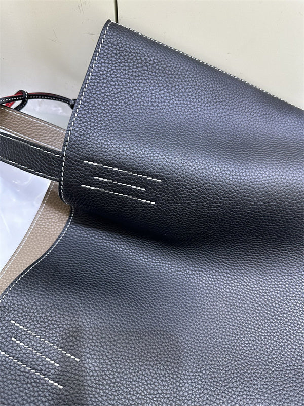 Considered bag shown from front angle