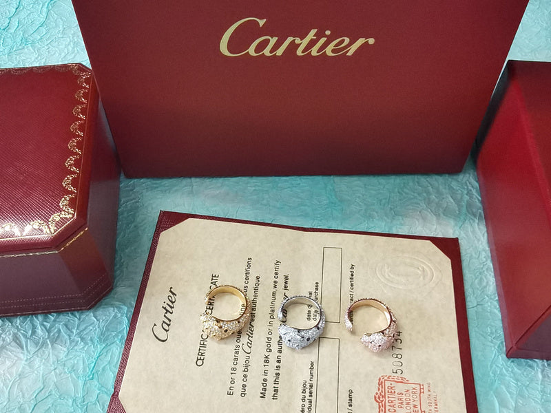 Front view of Cartier unisex jewelry piece