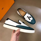 Hermes shoes Style 218 - front view, handcrafted italian detailing