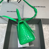 Statement Vegan Leather Handbag - Refined Silhouette | Women's Luxury Handbag #566 - hardware and detail close-up (image 5) of designer-inspired handbag