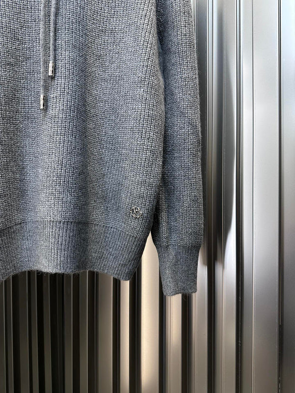 Front view of Louis Vuitton luxury clothing with everyday silhouette