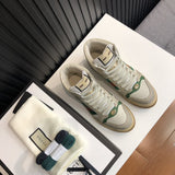 Gucci all-black luxury sneakers view 6 heritage-inspired look