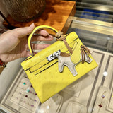  Structured tote bag carried on shoulder 10