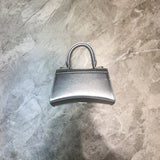 Understated Vegan Leather Handbag - Statement Silhouette | Women's Everyday Carry Handbag #613 - close-up detail shot (image 3) of designer-inspired handbag