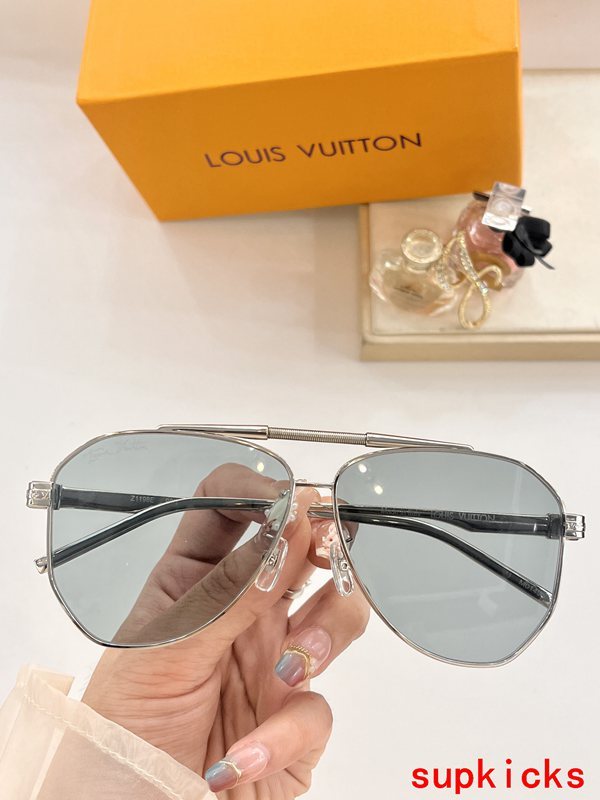 Angled view of Louis Vuitton unisex sunglasses